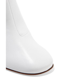 Acne Studios Althea Leather Ankle Boots White