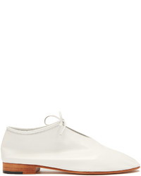 Martiniano Bootie Tie Front Leather Flats
