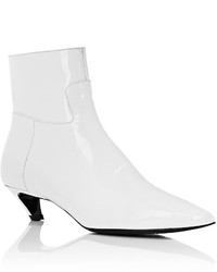 Balenciaga Broken Heel Patent Leather Ankle Boots