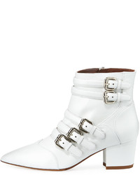 Tabitha Simmons Christy Leather Buckle 50mm Bootie