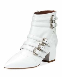 Tabitha Simmons Christy Leather Buckle 50mm Bootie