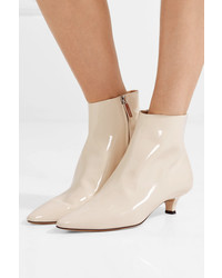 The Row Coco Patent Leather Ankle Boots