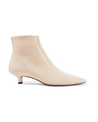 The Row Coco Patent Leather Ankle Boots