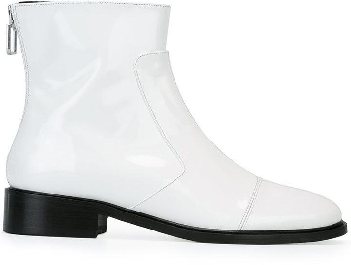 Courreges Courrges Rear Zip Ankle Boots, $651, farfetch.com
