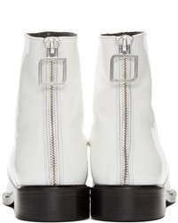 Courreges Courrges White Zippered Boots
