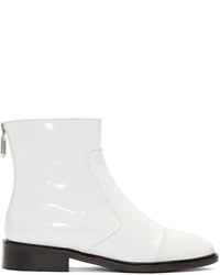 Courreges Courrges White Zippered Boots