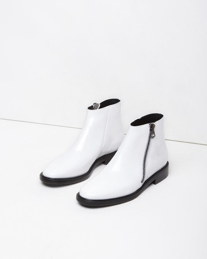 acne studios white boots