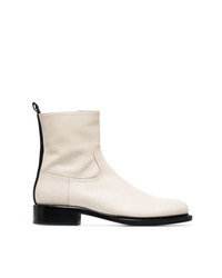 Ann Demeulemeester Fastening Leather Ankle Boots