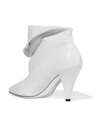 Givenchy Fold Over Leather Ankle Boots