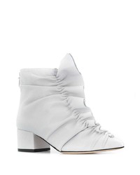 Sergio Rossi Frill Trim Ankle Boots