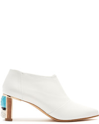 Gabriela Hearst Catt Stone Embellished Leather Ankle Boots
