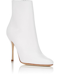 Manolo Blahnik Insopo Leather Ankle Boots