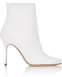 Manolo Blahnik Insopo Leather Ankle Boots