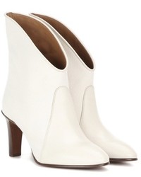 Chloé Kole Canvas And Leather Ankle Boots