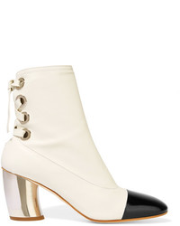 Proenza Schouler Leather Ankle Boots White
