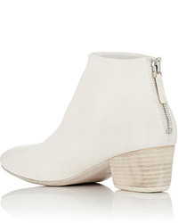 Marsèll Leather Back Zip Ankle Boots