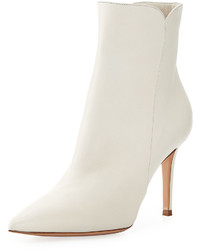 Gianvito Rossi Levy Notched Leather 85mm Bootie