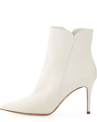 Gianvito Rossi Levy Notched Leather 85mm Bootie