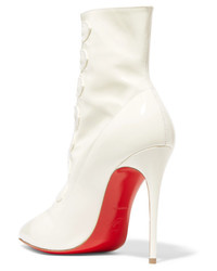 Christian Louboutin Liossima 100 Patent Leather Ankle Boots
