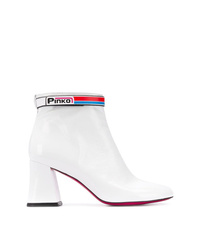 Pinko Logo Strap Ankle Boots