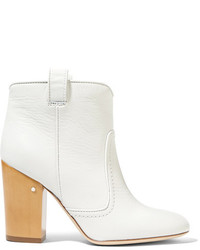 Laurence Dacade Pete Leather Ankle Boots White