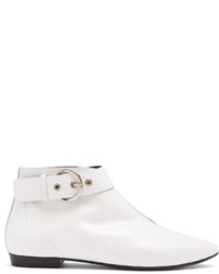 Isabel Marant Rilows Point Toe Leather Ankle Boots