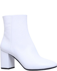 Balenciaga Ville Leather Heeled Ankle Boots