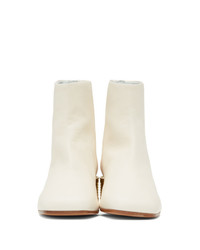 MM6 MAISON MARGIELA White Can Heel Boots