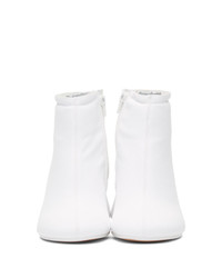 MM6 MAISON MARGIELA White Padded Ankle Boots