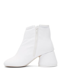 MM6 MAISON MARGIELA White Padded Ankle Boots