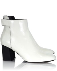 Proenza Schouler White Patent Leather Brill Boots