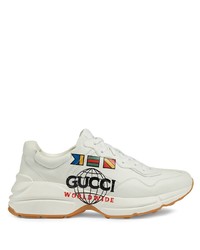 Gucci Graphic Print Low Top Sneakers