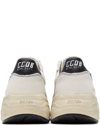 Golden Goose Off White Running Sole Low Top Sneakers