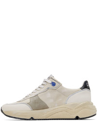 Golden Goose Off White Running Sole Low Top Sneakers