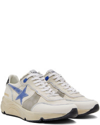 Golden Goose Off White Running Sole Low Top Sneakers