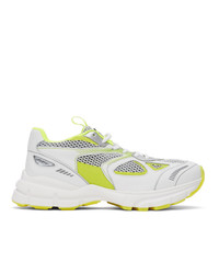 Axel Arigato White And Yellow Marathon Sneakers