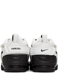 Nike White Black Ambush Edition Air Adjust Force Sneakers