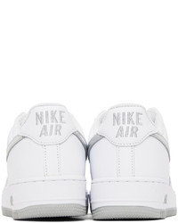 Nike White Color Of The Month Air Force 1 Low Sneakers