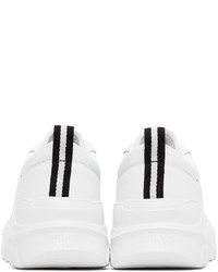 VERSACE JEANS COUTURE White Speedtrack Sneakers