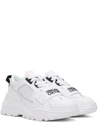 VERSACE JEANS COUTURE White Speedtrack Sneakers