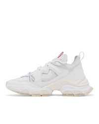 Moncler White Tyana Sneakers