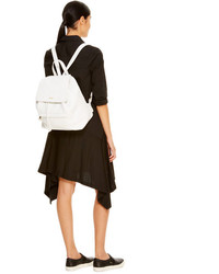 DKNY Tumbled Leather Flap Top Backpack