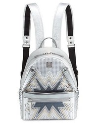 MCM Dual Stark Cyber Studs Small Backpack