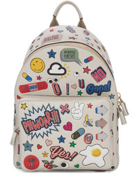 Anya Hindmarch Ivory Wink Stickers Backpack