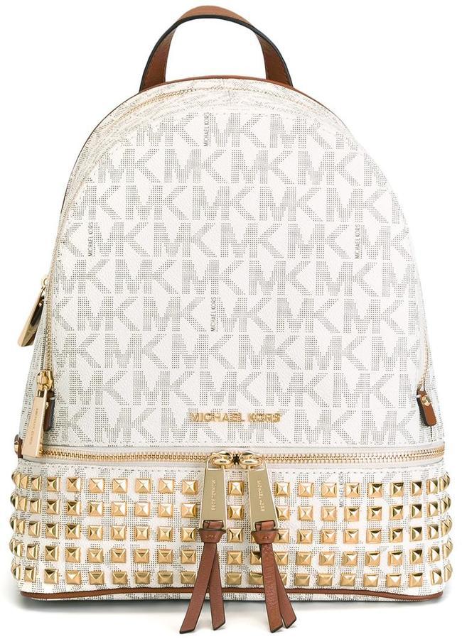 Michael Kors 30S5GEZB5L406 Zip Small Studded Fashion Backpack for Women   Leather Navy price from souq in Saudi Arabia  Yaoota