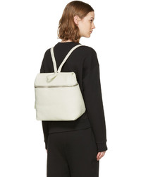 Kara Off White Large Leather Backpack