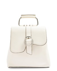 Topshop Polly Faux Leather Backpack