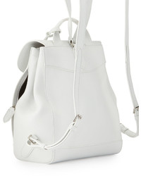 Ralph Lauren Ricky Calf Leather Backpack White