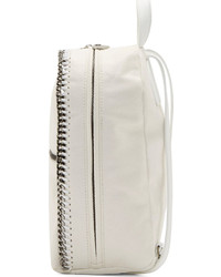 Stella McCartney White Chain Trimmed Mini Fallabella Backpack