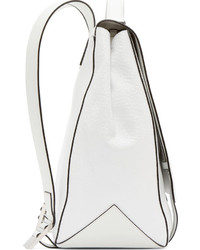 Proenza Schouler White Grained Leather Medium Courrier Backpack